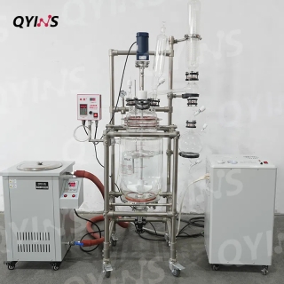 配套20L油浴锅95B水泵-双层玻璃反应釜