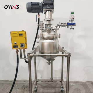 磁力密封高减速比不锈钢反应釜10L、20L、50L