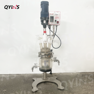 搅拌镀膜玻璃反应釜-500mL、1L、2L、5L