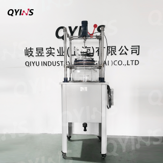大容量桶型单层玻璃反应釜 100L  150L 200L