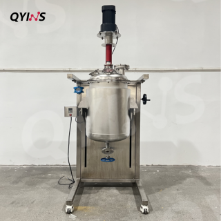 升降装置双层304不锈钢反应釜100L、150L、200L