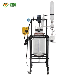 玻璃反应釜-20L喷特氟龙
